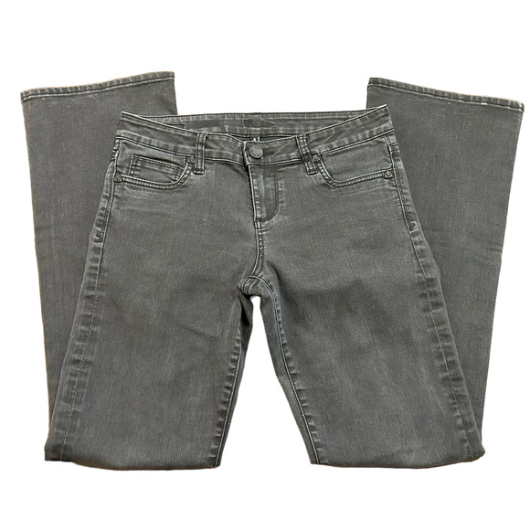 Kut from the Kloth Womens jeans, Farrah Baby bootcut, black, size 4 - Picture 2 of 5